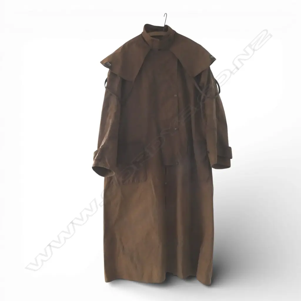 OILSKIN COAT 'EIDEX KIWI STOCKMAN' SIZE 8 XXL Image 1++