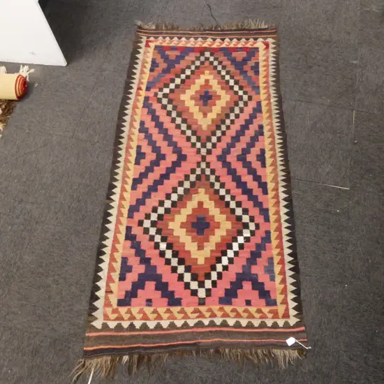 ALL WOOL KILIM RUG 1900x900mm
