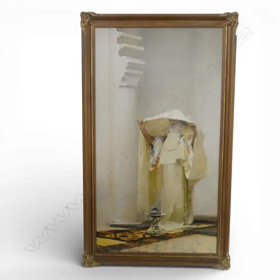 PRINT ON CANVAS; JOHN SINGER SARGENT 'SMOKE OF AMBERGRIS' 1880 900x490mm