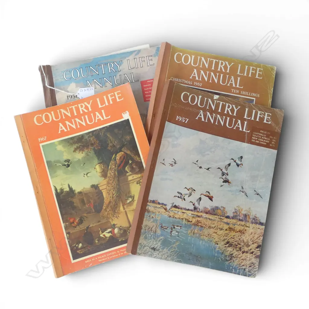 4 MID 20thC COUNTRY LIFE ANNUALS Image 1++