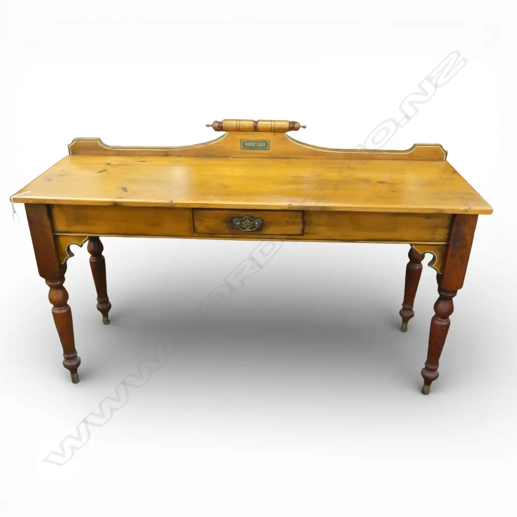 ANTIQUE WOODEN TABLE w. 1 DRAWER 1470x505x920mm Image 1++