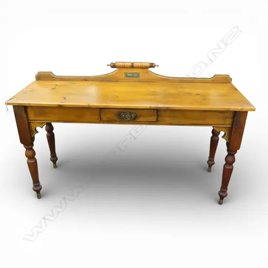ANTIQUE WOODEN TABLE w. 1 DRAWER 1470x505x920mm