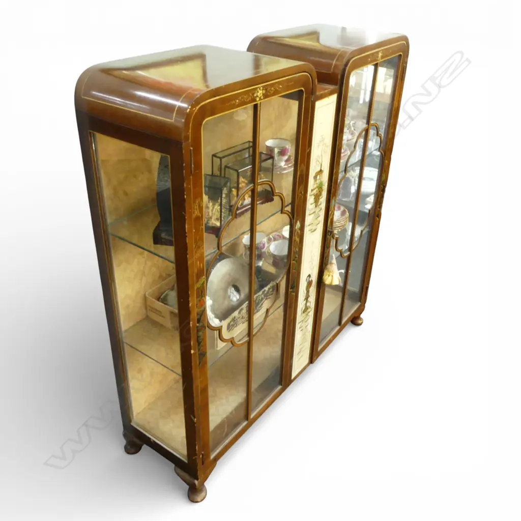 HAND PAINTED CHINA CABINET 1060x305x1175mm Image 1++