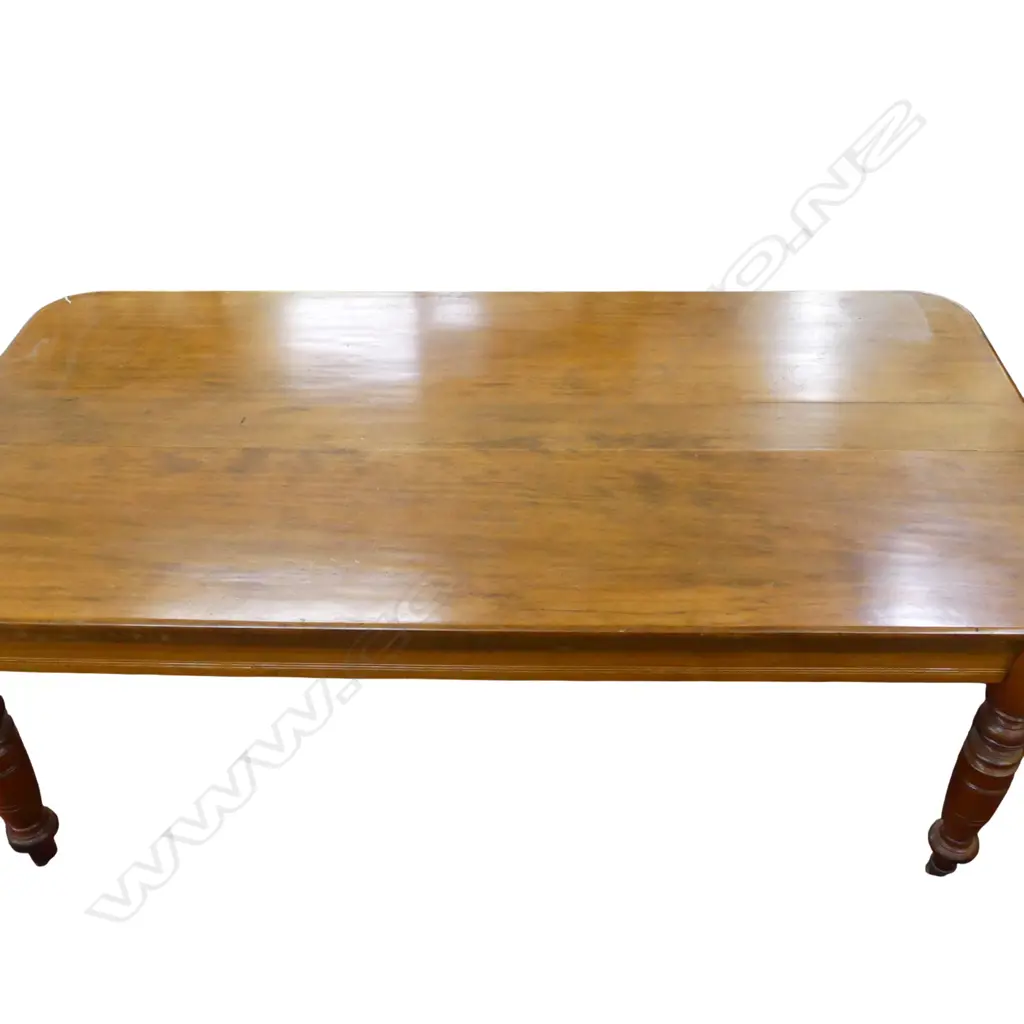 COLONIAL KAURI DINING TABLE ON CASTORS 1970x1030x750mm Image 1++