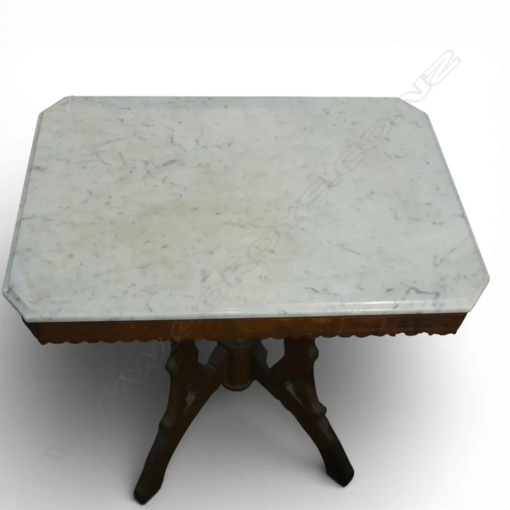MARBLE TOP TABLE 820x590mm Image 1++
