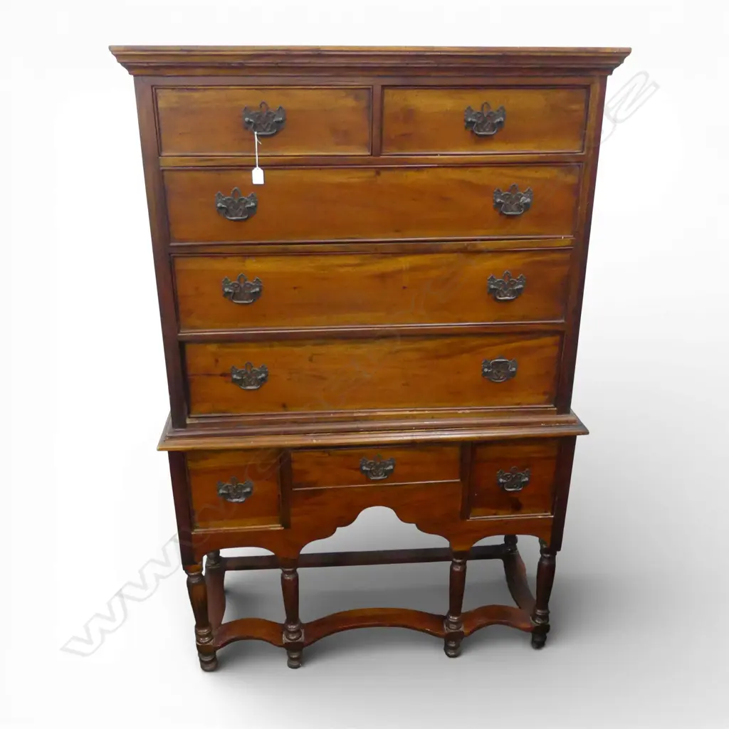 ANTIQUE STYLE CHEST ON CHEST 1140x440x1750mm Image 1++