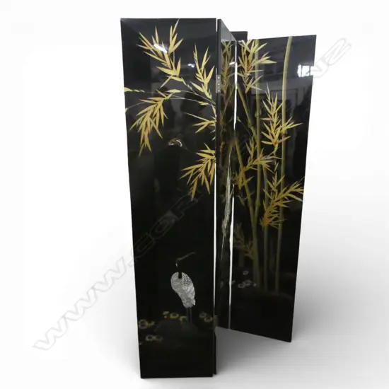 4 PANEL ORIENTAL SCREEN 1830x410mm EACH PANEL