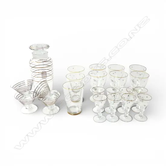 ASST. GLASSWARE Incl. DECANTERS 