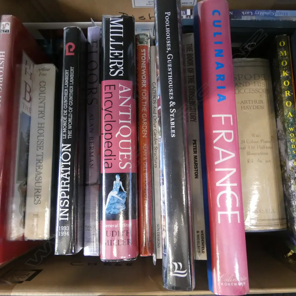 ASST. BOOKS; INTERIOR DESIGN, ANTIQUES, NZ ETC Image 1++