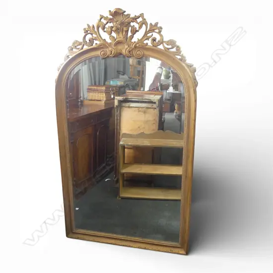 LG FRENCH BEVEL EDGED OVER MANTEL MIRROR 1880x1070mm