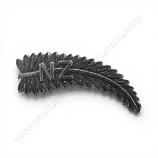N.Z. FERN BROOCH L.40mm