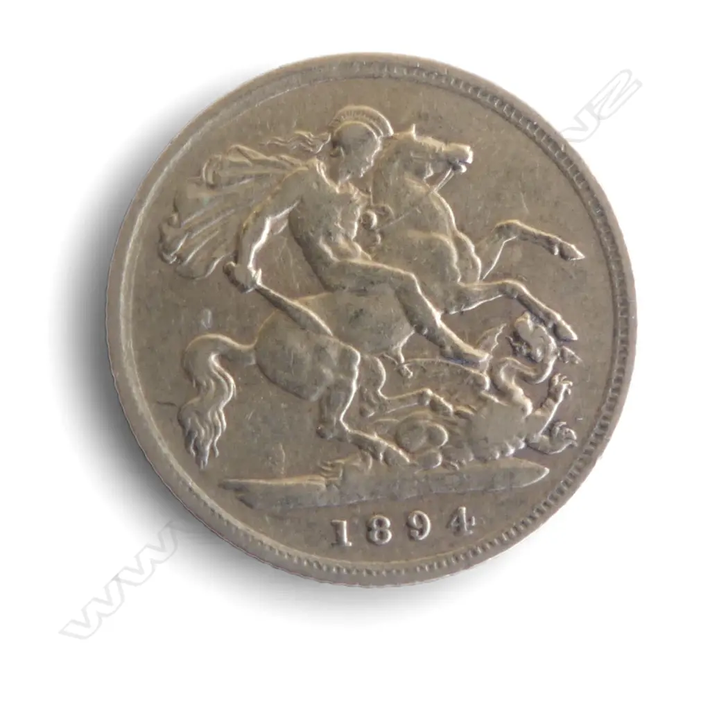 VICTORIAN 1894 HALF SOVEREIGN Image 1++