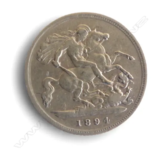 VICTORIAN 1894 HALF SOVEREIGN