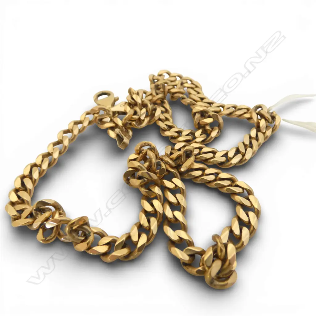 9CT YG CHAIN L.540mm 28.7gms Image 1++
