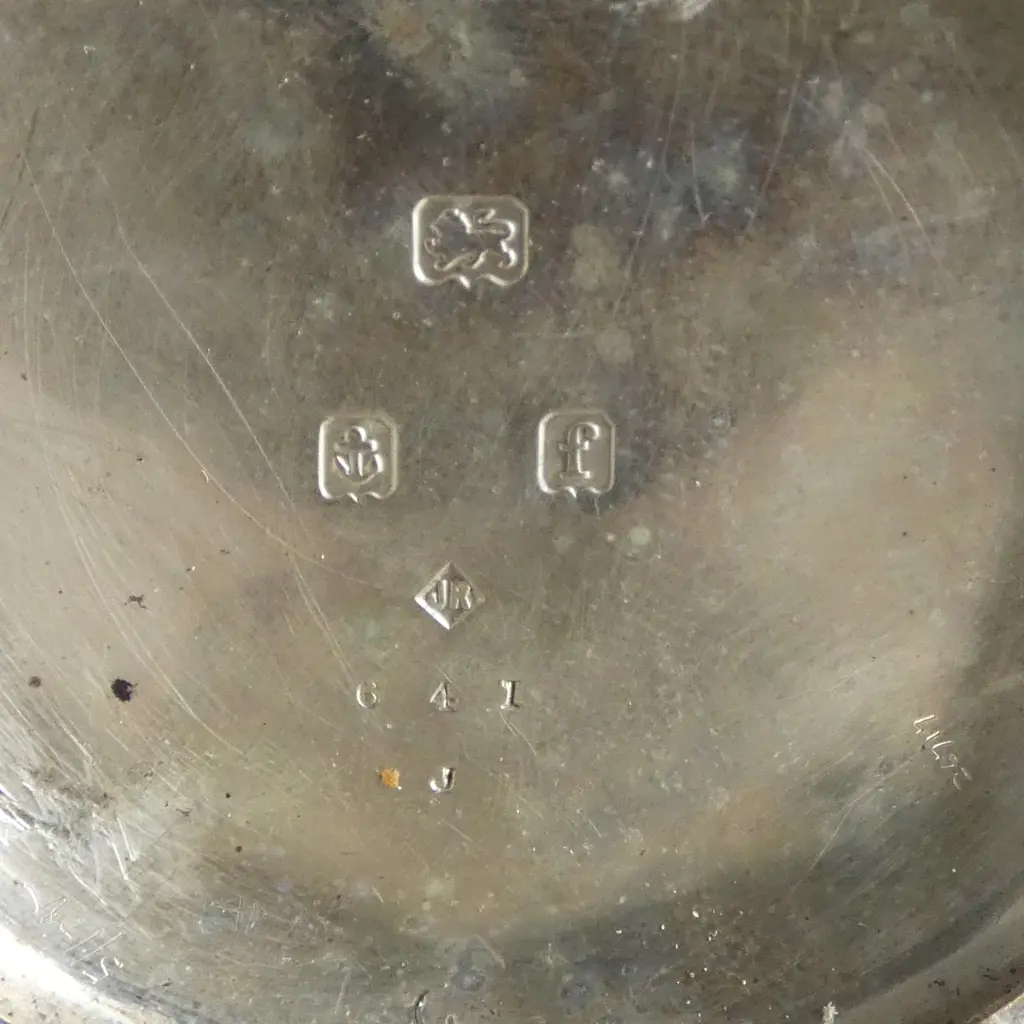 ROTHERHAMS SILVER HUNTER POCKET WATCH key wind apparently not working Image 1++