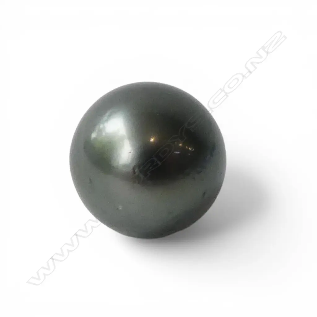 COOK ISLAND BLACK PEARL 13mm (retail $1200) From the estate of Jeweller Simon Misdale Image 1++