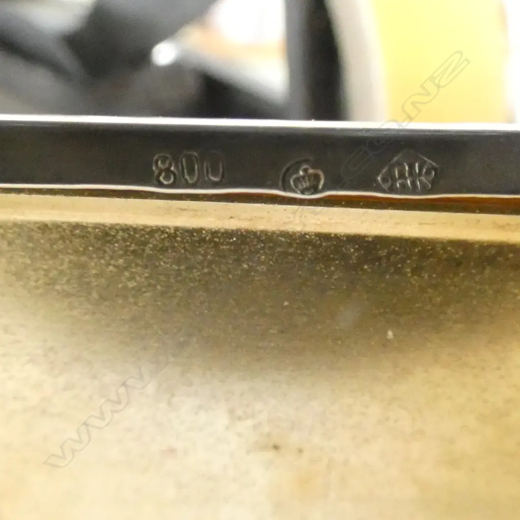 800 SILVER CIGARETTE CASE, 87gms Image 1++