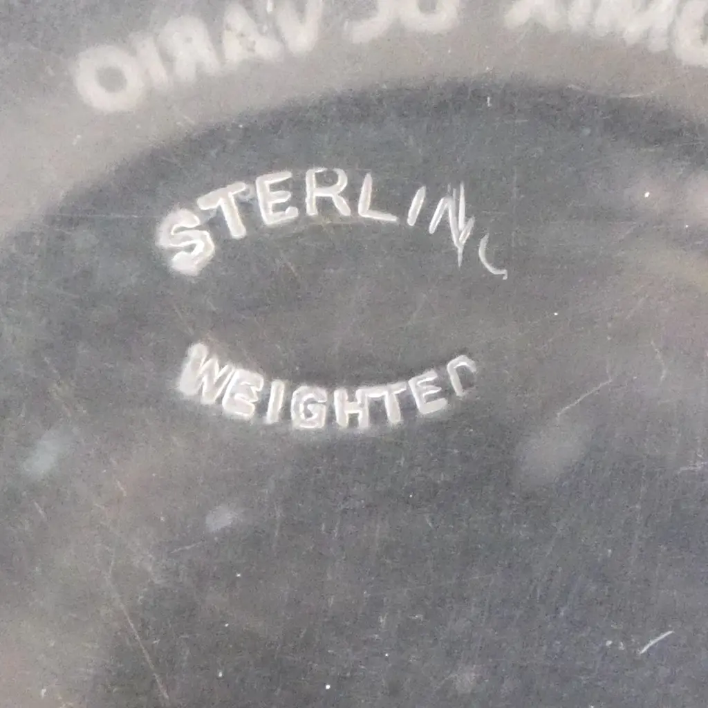 PR STG SILVER WEIGHTED CANDLE HOLDERS H.75mm Image 1++