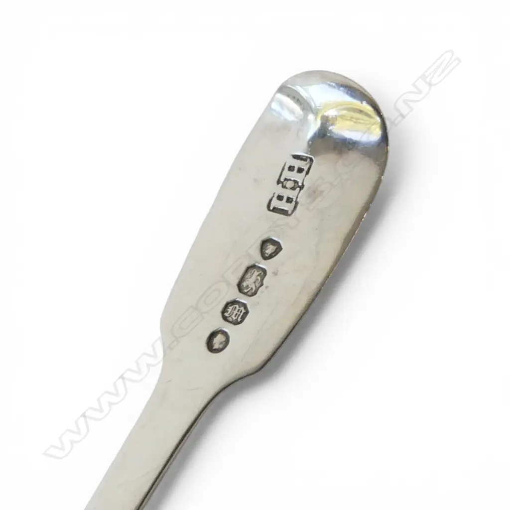 VICTORIAN STG SILVER TEA CADDY SPOON, HENRY HOLLAND, LONDON 1847, 13.61gms Image 1++