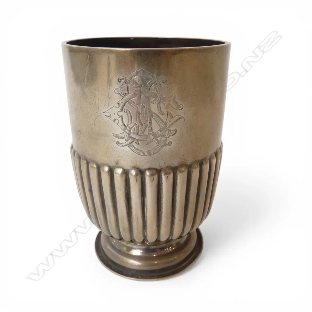 STG SILVER CHRISTENING MUG, SHEFFIELD 1908, 110grms Image 1++