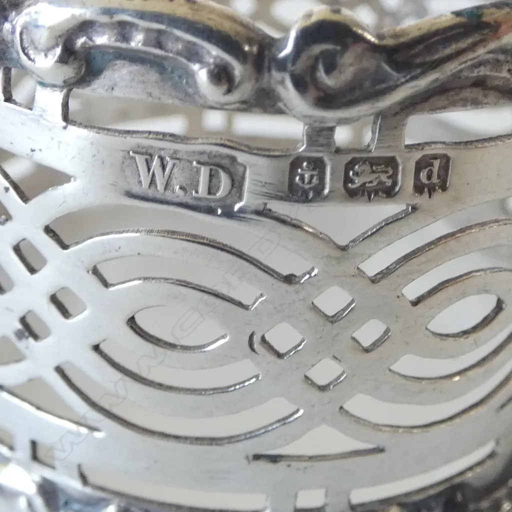 2 PRS STG SILVER NAPKIN RINGS 63gms Image 1++