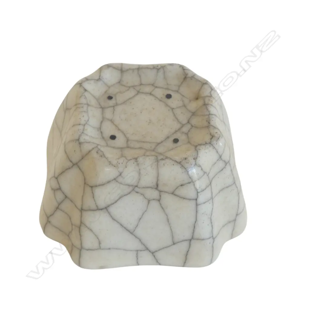 ORIENTAL BOWL, CRACKLE GLAZE 80x80mm Image 1++