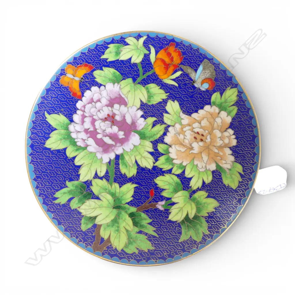 CLOISONNE PLATE Dia.205mm Image 1++