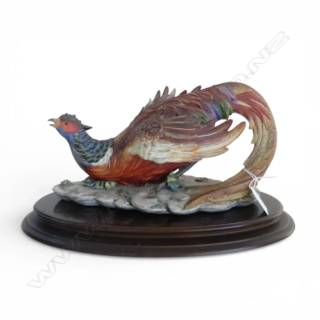 CERAMIC PHEASANT ON STAND H.180mm Image 1++