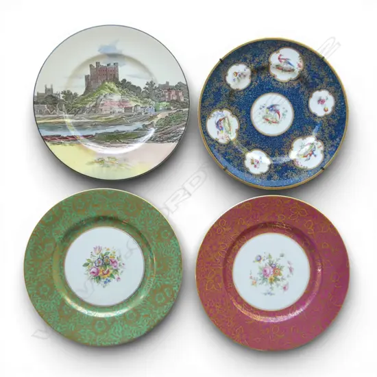4 CABINET PLATES; 2 ROYAL DOULTON, 2 MINTONS 265mm dia