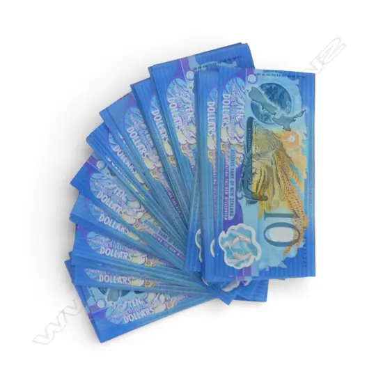 144 $10 'MILLENIUM' NZ BANK NOTES probably UNC but the odd crease