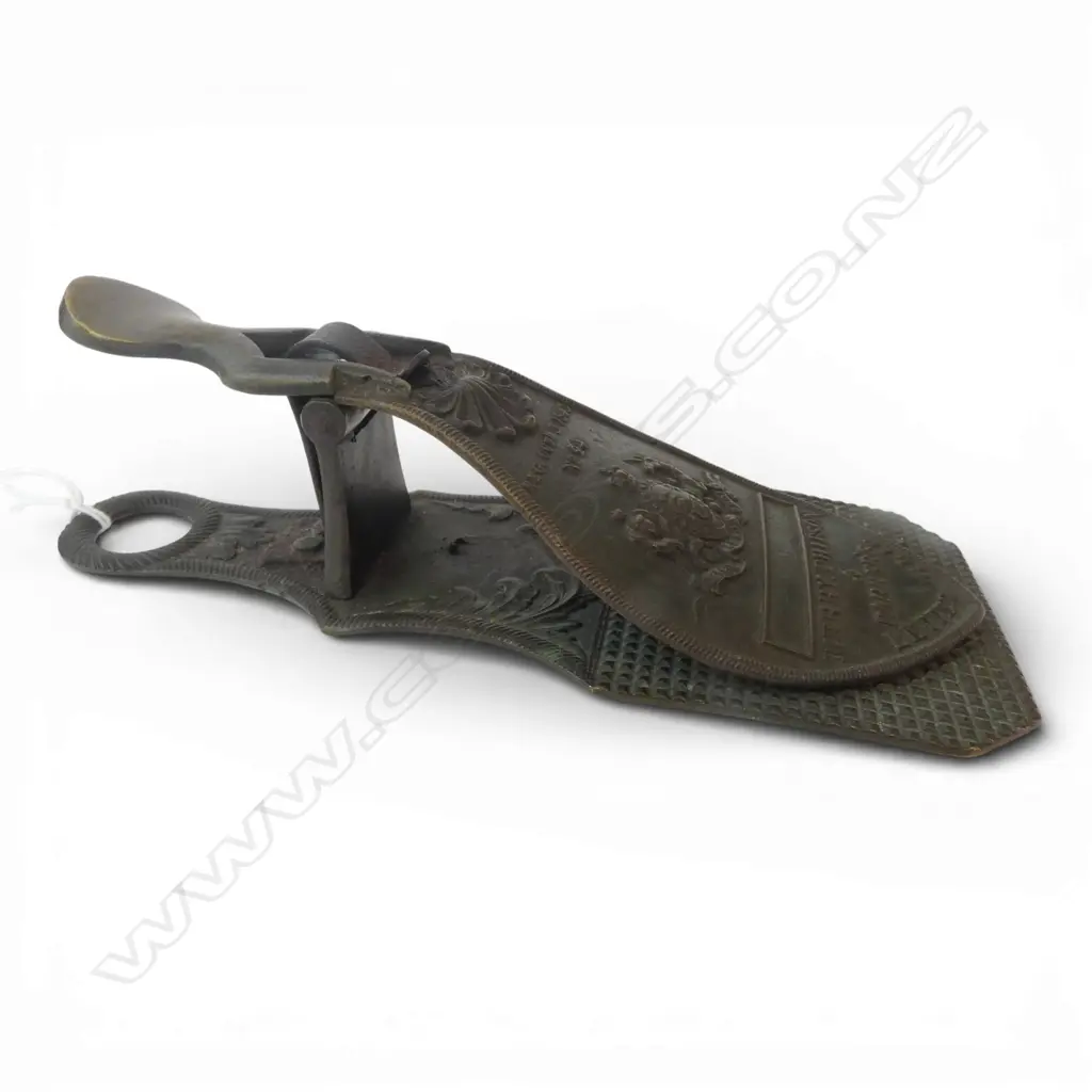 ANTIQUE MERRY, PHIPSON & PARKERS LETTER CLIP REG. 1843 L.185mm Image 1++