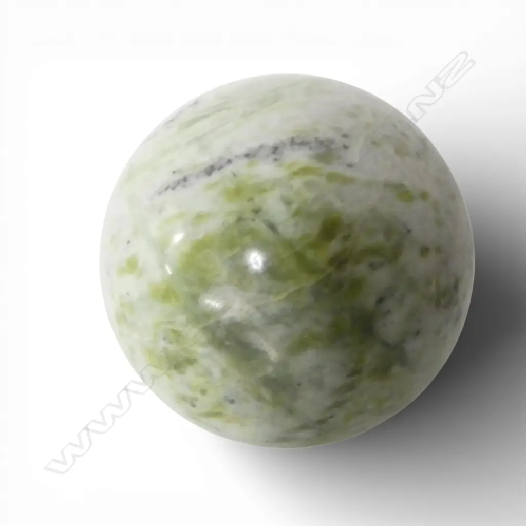 NATURAL STONE GREEN JASPER BALL DIA130MM Image 1++