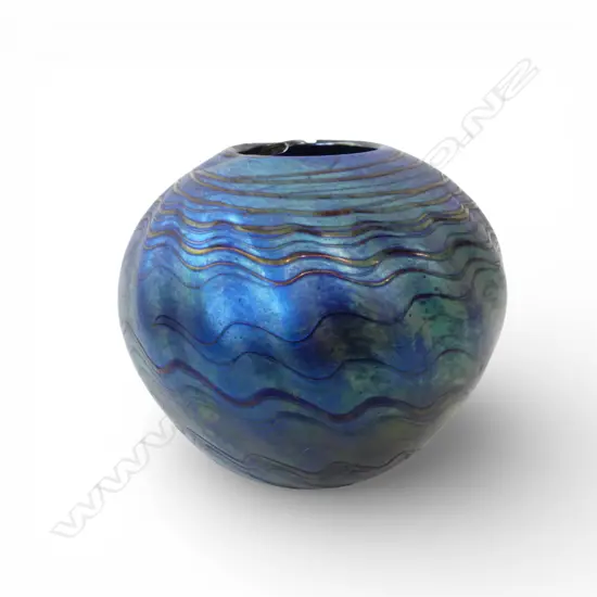 LUMINESCENT ART GLASS VASE H180mm