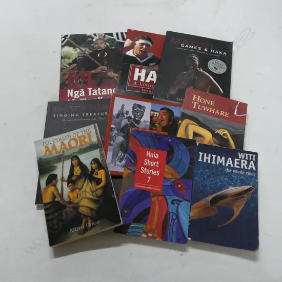 9 BOOKS; MAORI INTEREST, HAKA ETC