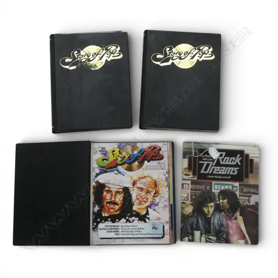 3 VOLS. 'THE STORY OF POP' + BOOK 'ROCK DREAMS'