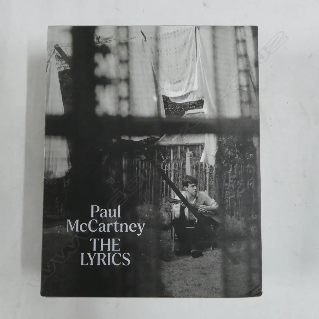 BOXED 2 VOL SET PAUL MCARTNEY 'THE LYRICS' Image 1++