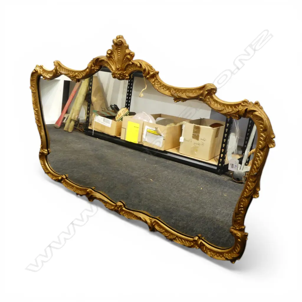 GILT FRAMED MIRROR 615x1020mm Image 1++