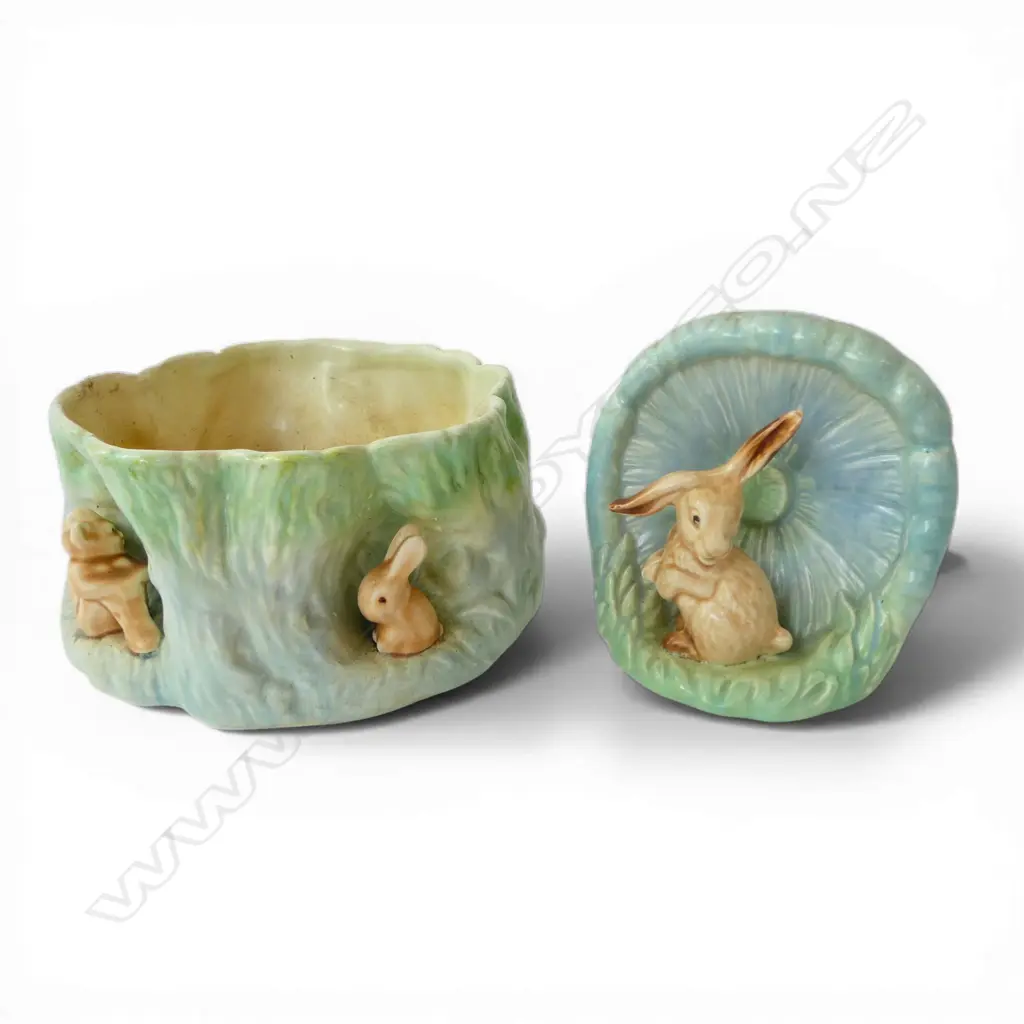 SYLVAC BUNNY VASE H.130mm + GOBLIN BOWL 220mm dia Image 1++