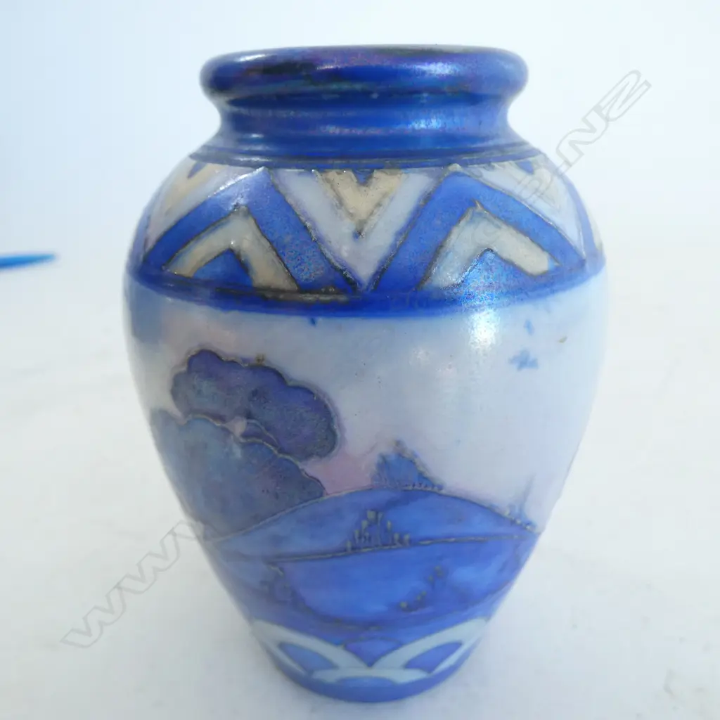 MOORCROFT DAWN LANDSCAPE VASE H.110mm Image 1++