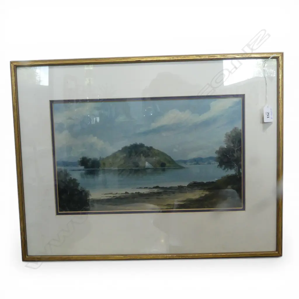 J. MAYCLAIR SNR, 'MCGREGOR IS. WHANGAREI HDS', OIL ON BOARD, SIGNED AND TITLED, 230 X 385mm Image 1++