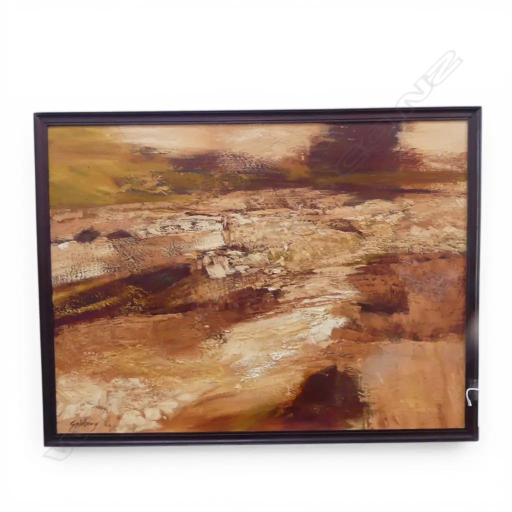 SUZANNE GOLDBERG, UNTITLED, OIL ON BOARD, SIGNED & DATED '66 520x700mm Image 1++