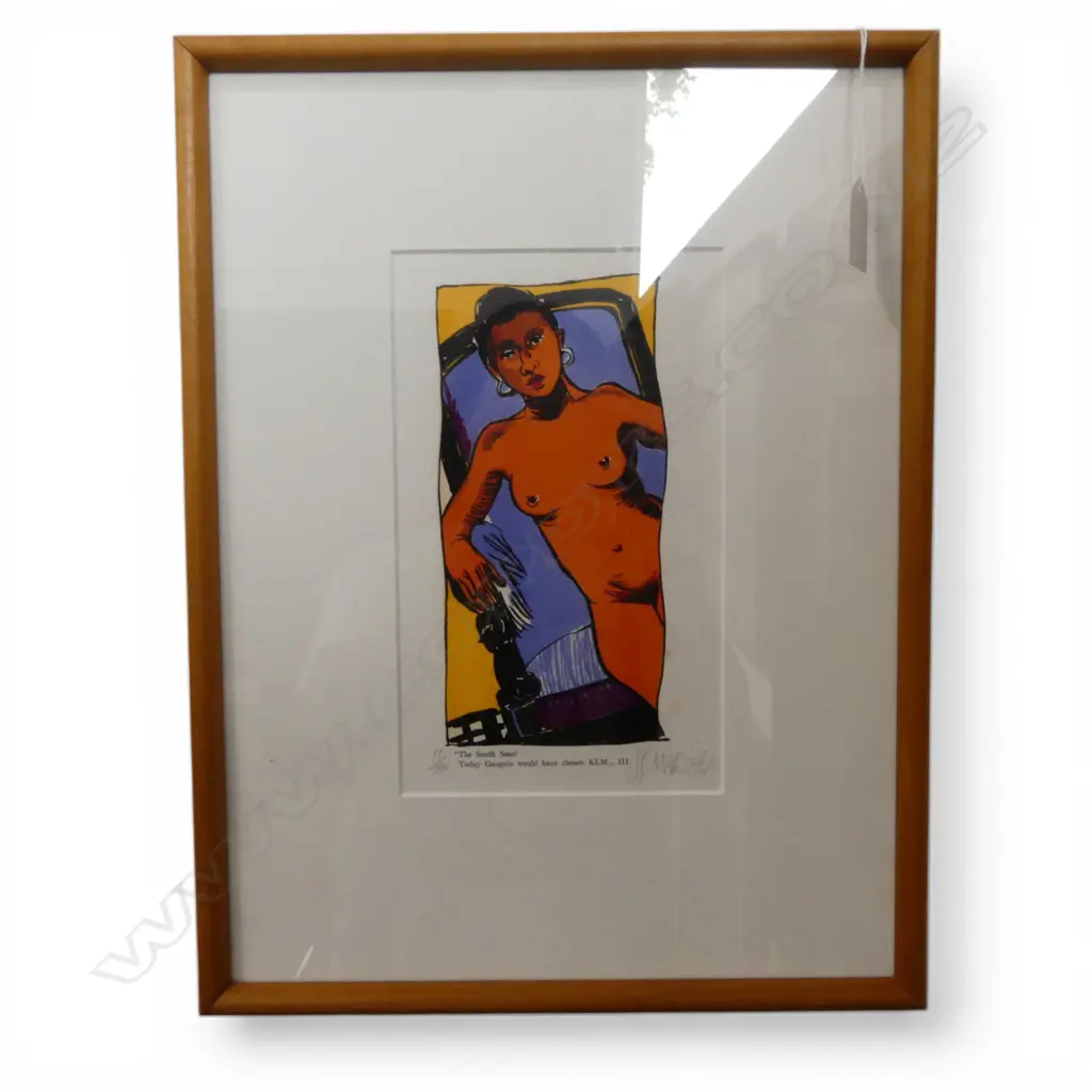 JACQUES CHARLIER, THE SOUTH SEAS?, PRINT Ed. 17/190, 230x135mm Image 1++