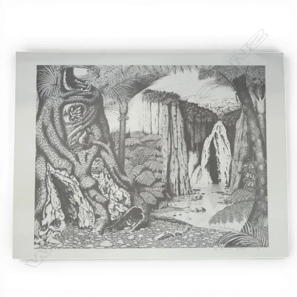 REI HAMON, UNTITLED 1979, LITHOGRAPH ED. 52/600, 530 X 665MM (UNFRAMED) Image 1++