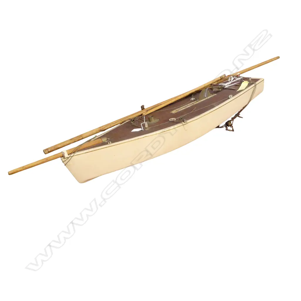 MODEL SAIL BOAT faults L.1070mm Image 1++