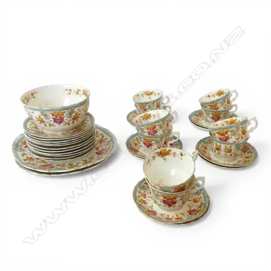 KAY & CO WORCESTER TEA SET, ETC