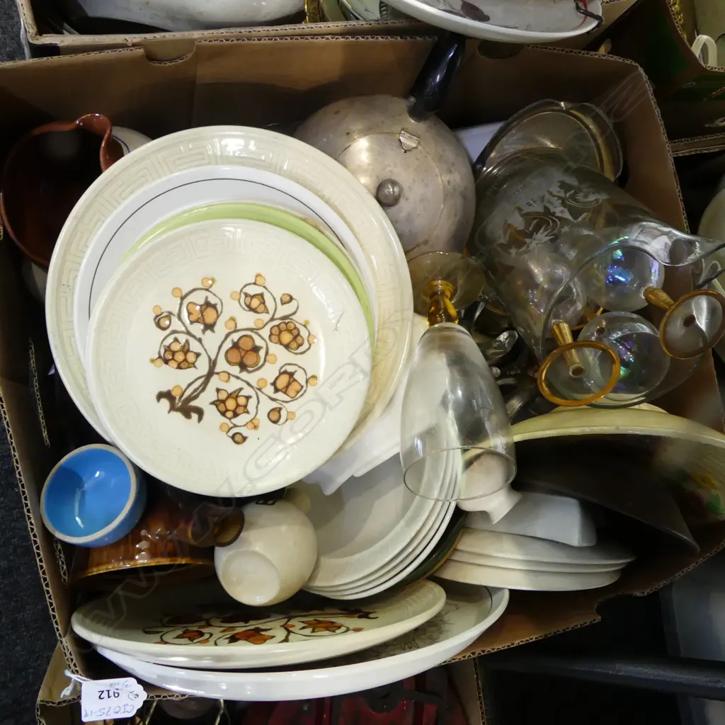 3 BOXES OF ASST. CHINA, COLLECTABLES, etc Image 1++