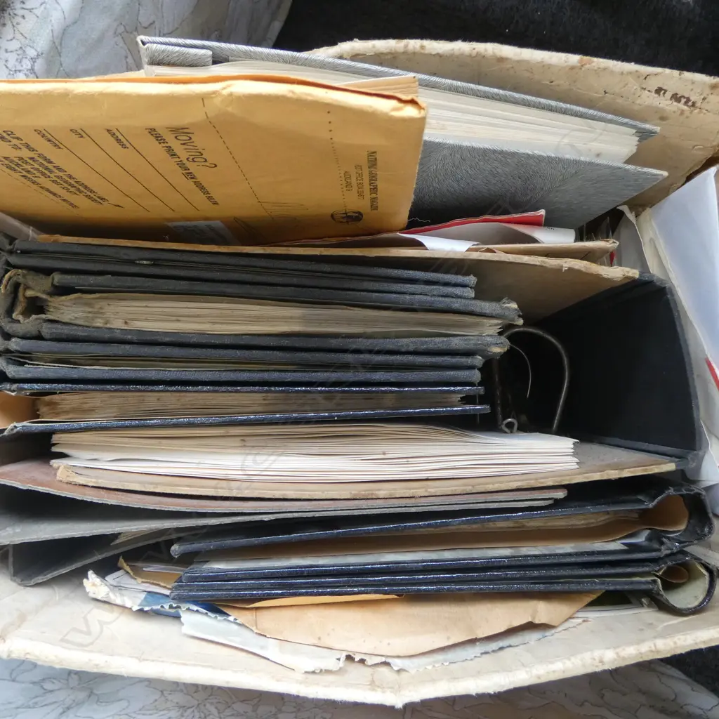 BOX OF ASST. STAMPS AND FDCs Image 1++