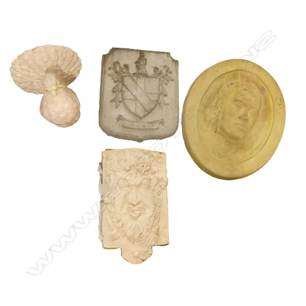 4 ASST. CONCRETE GARDEN ORNAMENTS  Image 1++