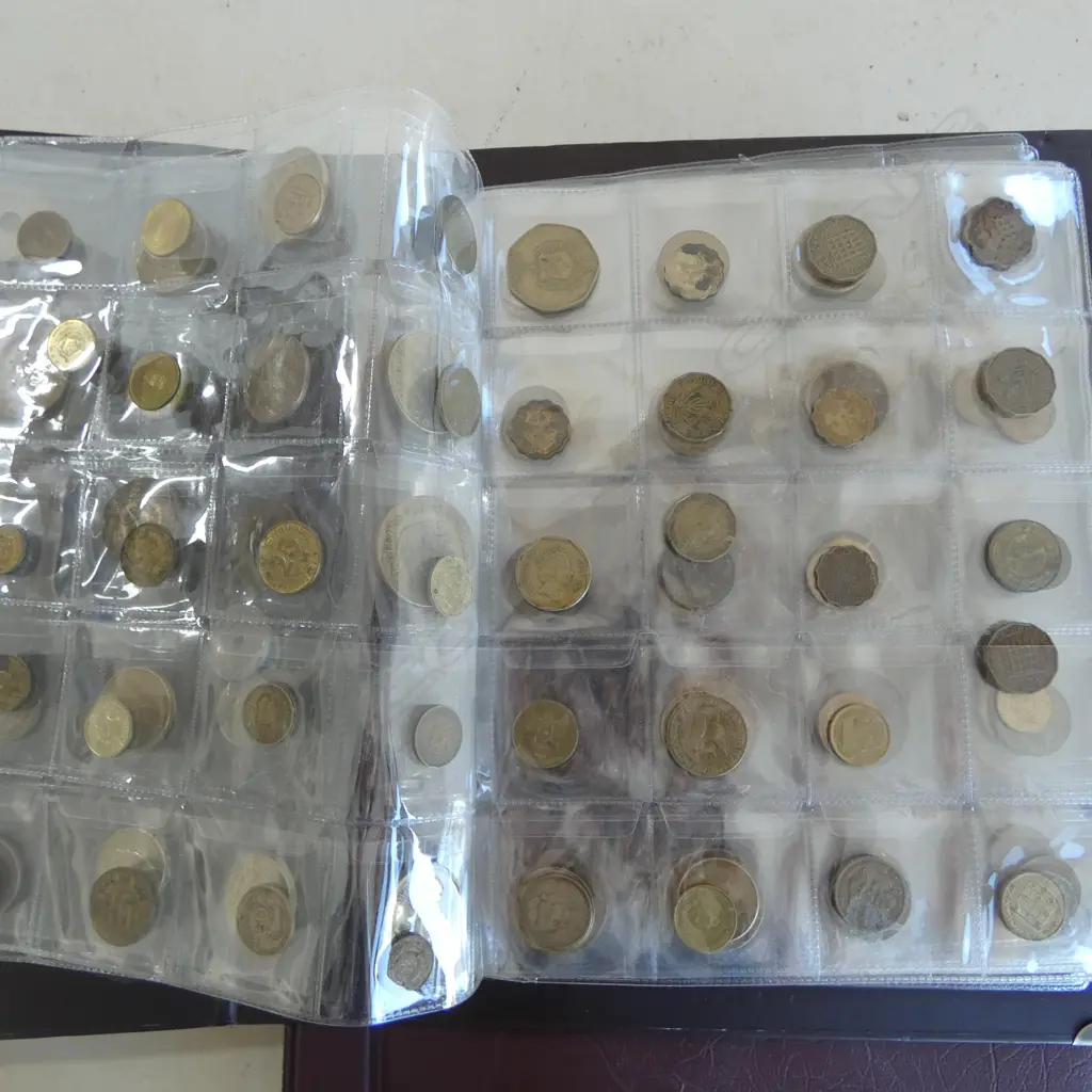 3 ALBUMS OF NZ & WORLD COINS Image 1++