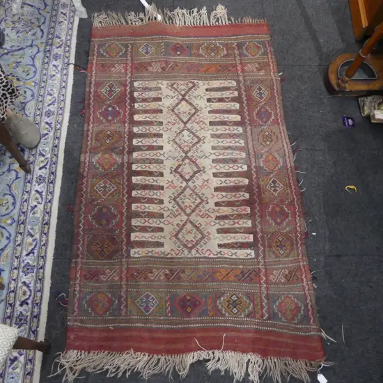 HAND WOVEN FLAT WEAVE KILIM RUG 1700x950mm